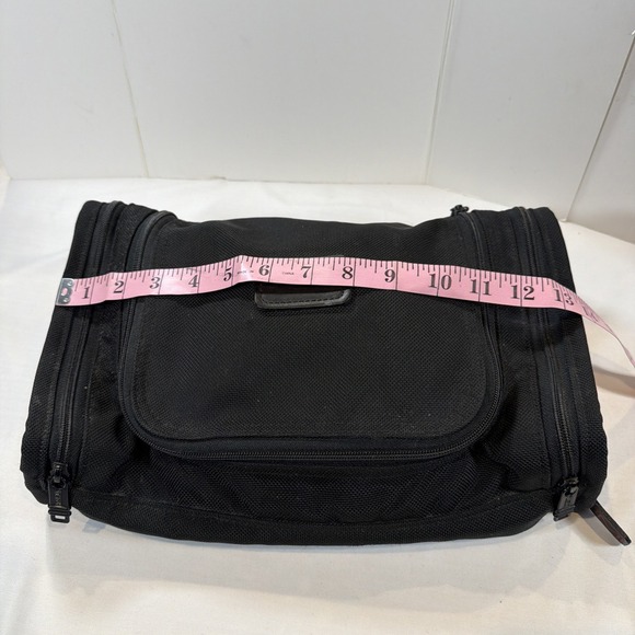 Tumi Alpha Split Travel Kit Toiletry Bag Black Ballistic Nylon Organizer - Picture 2 of 10